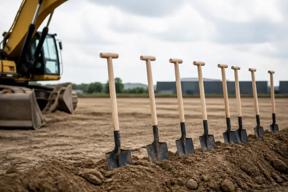 Eerste spadesteek voor bedrijventerrein Evolis II in Harelbeke