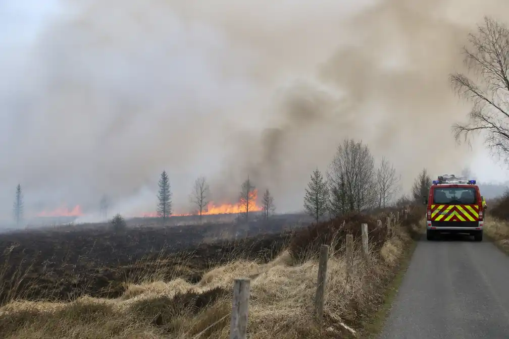 Wielertocht Diekirch-Valkenswaard gaat niet door door natuurbrand in Hoge Venen