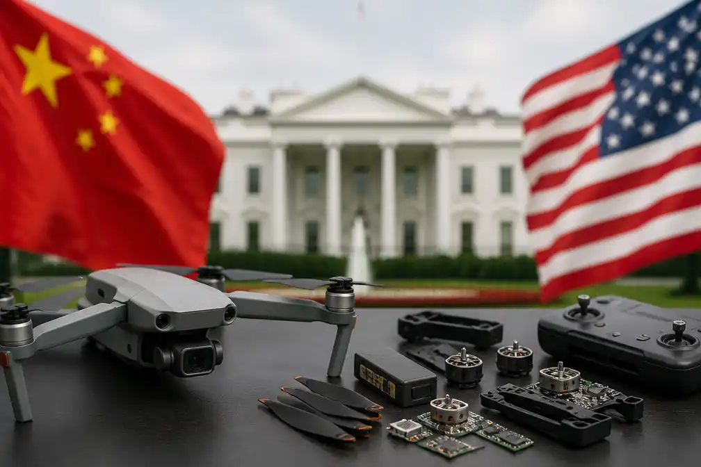 China fel tegen Amerikaanse importheffing van 100 procent op drones