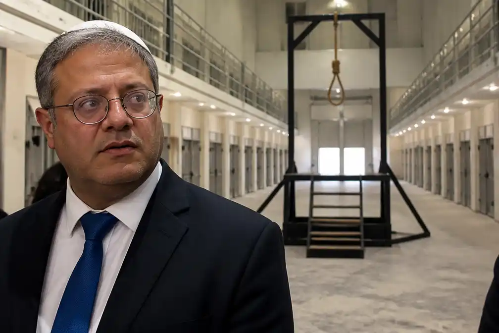 Israëlische minister Ben-Gvir toont galgen voor Palestijnse veroordeelden