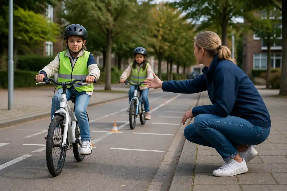 VVN roept ouders op kinderen zo snel mogelijk te leren fietsen