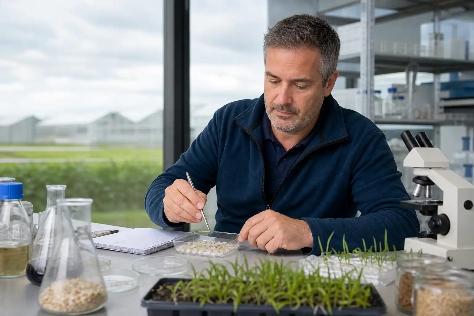 49-jarige R&D-technicus in landbouw deelt salarisinzichten