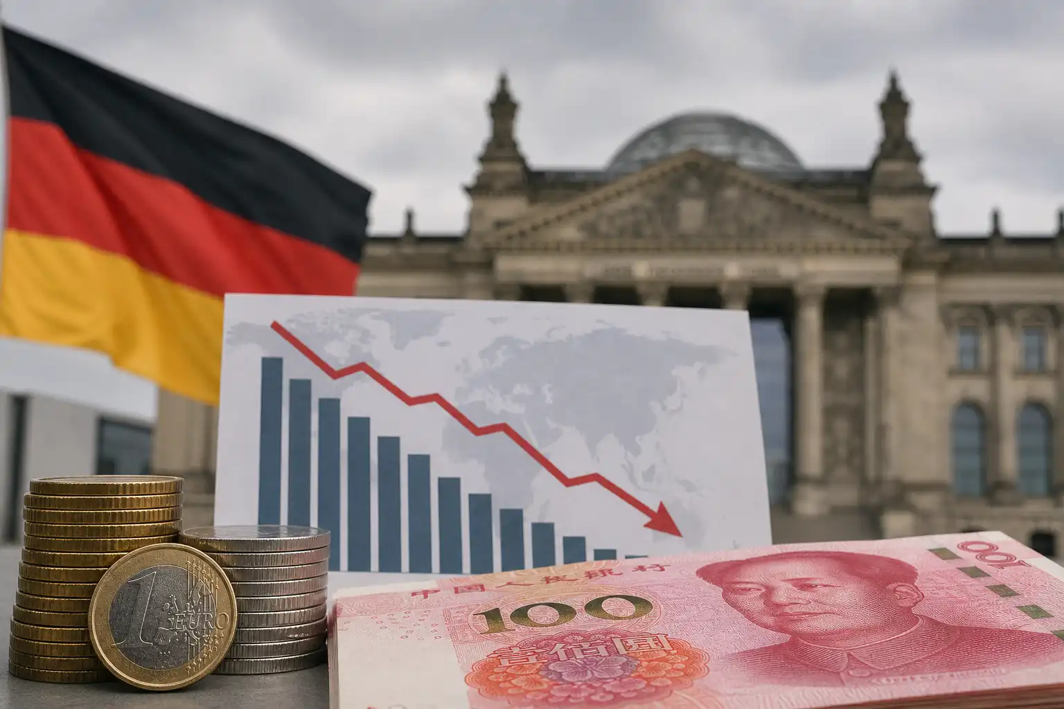 Chinese muntmanipulatie kost Duitsland miljarden per jaar, blijkt uit onderzoek