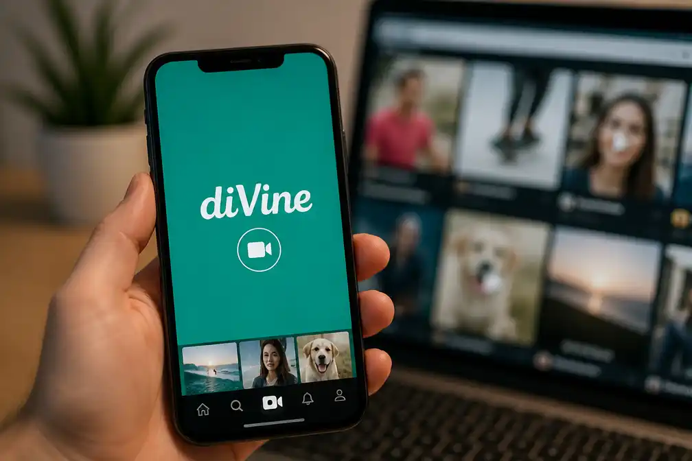 Video-app Vine komt terug als diVine, zonder AI-filmpjes