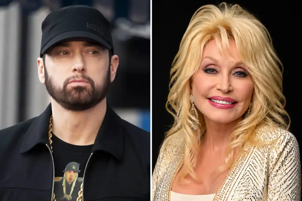 Eminem deelt ontroerende brief die Dolly Parton hem stuurde na 2022-inductie