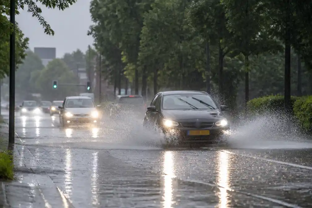 KNMI waarschuwt met code geel voor onweer en wateroverlast donderdagavond