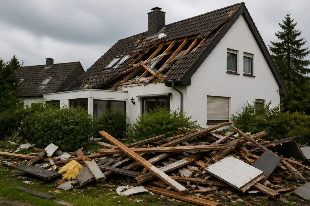 'Uitzonderlijk noodweer' beschadigt 190 gebouwen rond Bodensee