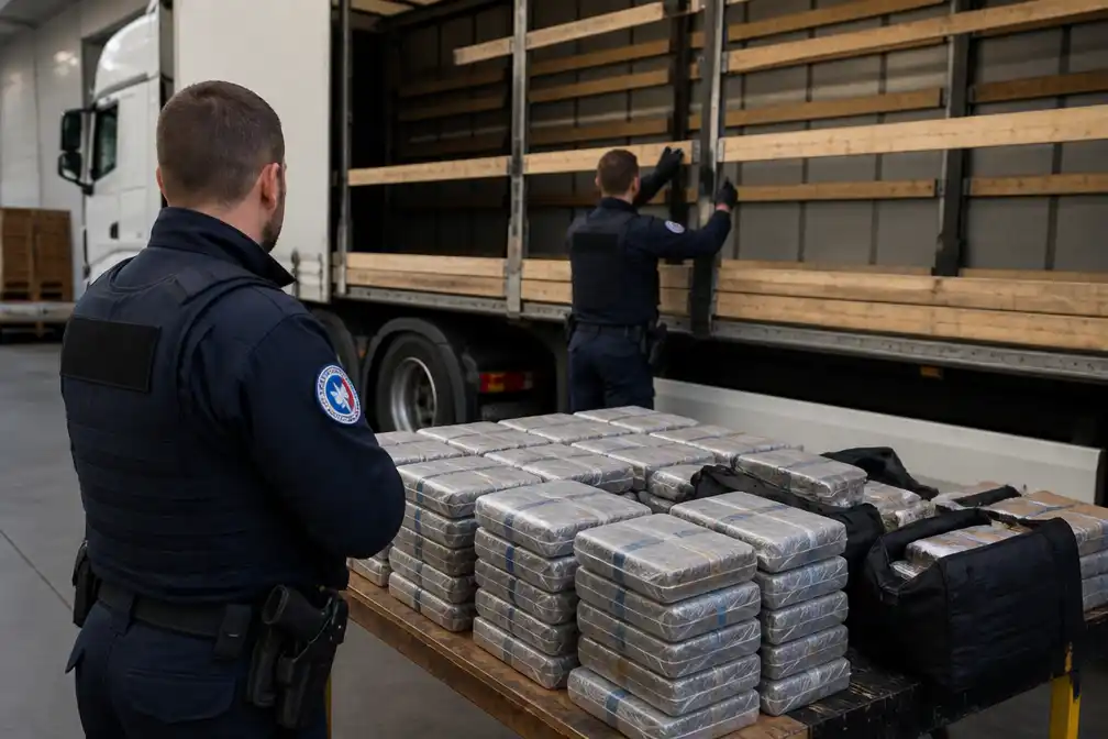 Franse douane vindt 812 kilo cocaïne in Nederlandse truck bij Spaanse grens