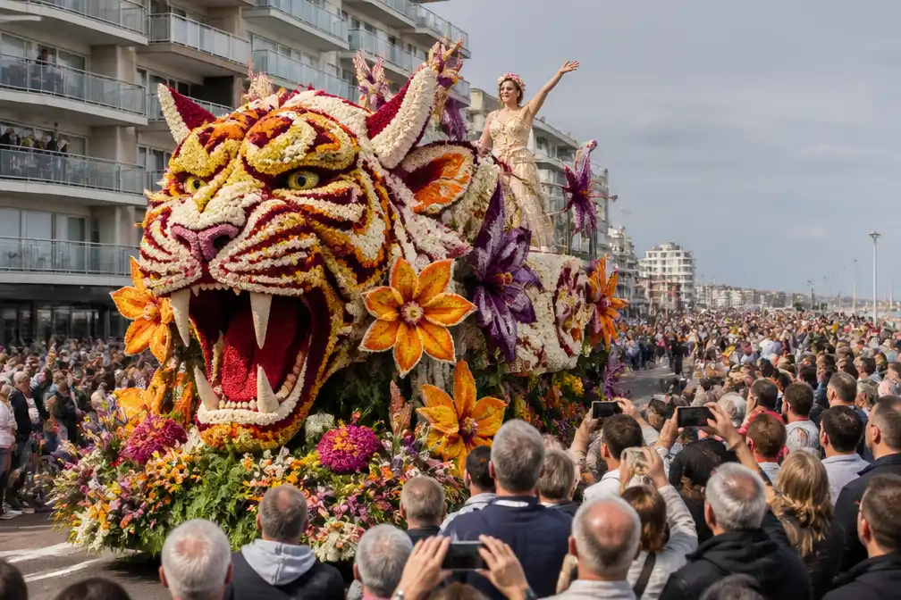 Bloemencorso in Blankenberge lokt tot 50.000 bezoekers