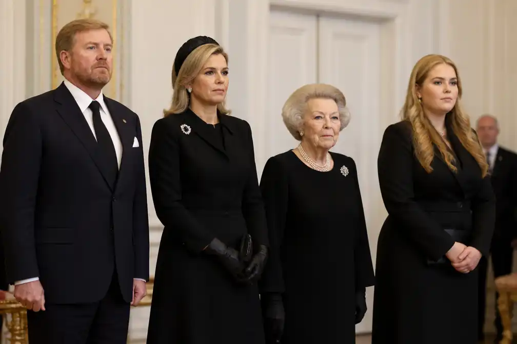 Koningshuis naar uitvaart koning Harald van Noorwegen op 9 september