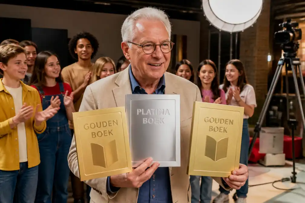Jacques Vriens verrast met Platina Boek en twee Gouden Boeken