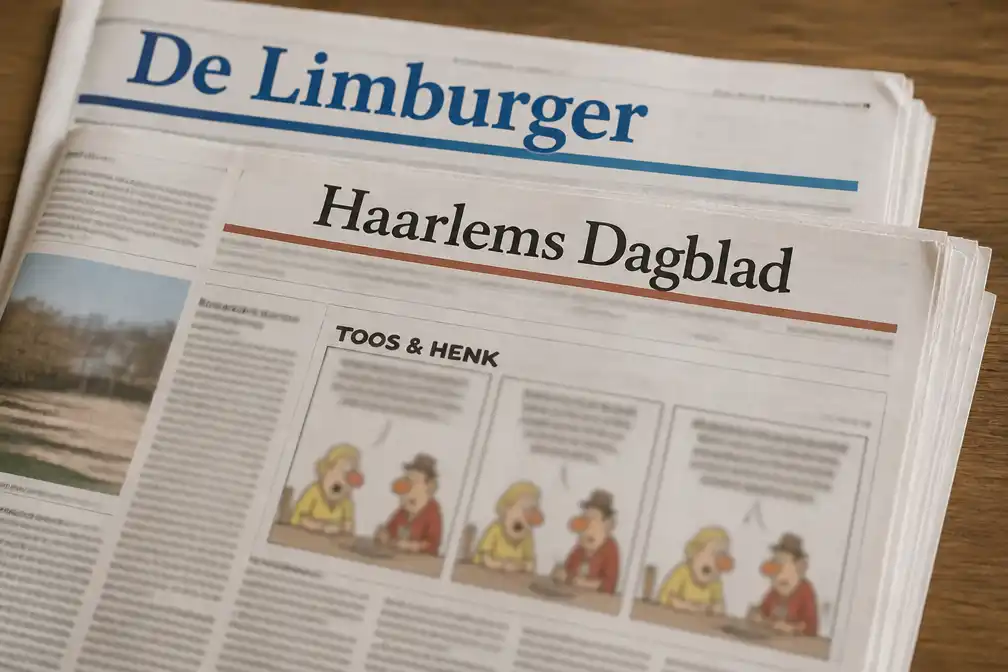 Toos en Henk-cartoon van Paul Kusters verschenen op 23 juni