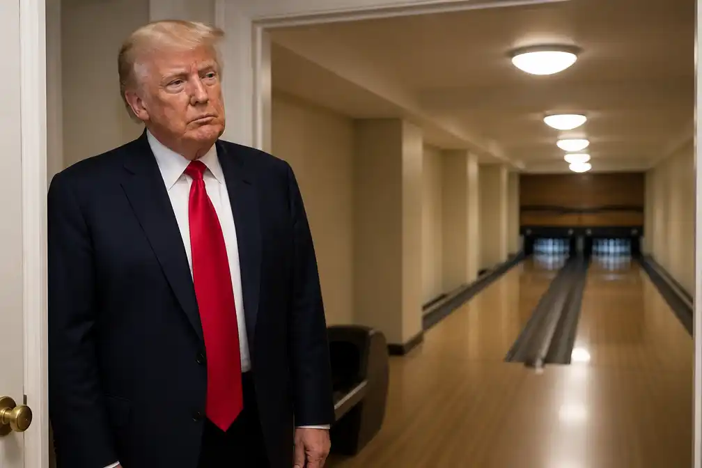 Trump trekt kwart miljoen dollar uit voor bowlingbaan Witte Huis