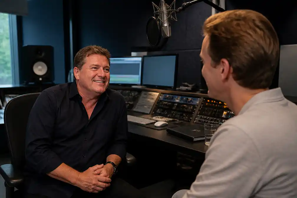 Martijn Krabbé deelt gezondheidsupdate vanuit inspreekstudio op 3 september 2026
