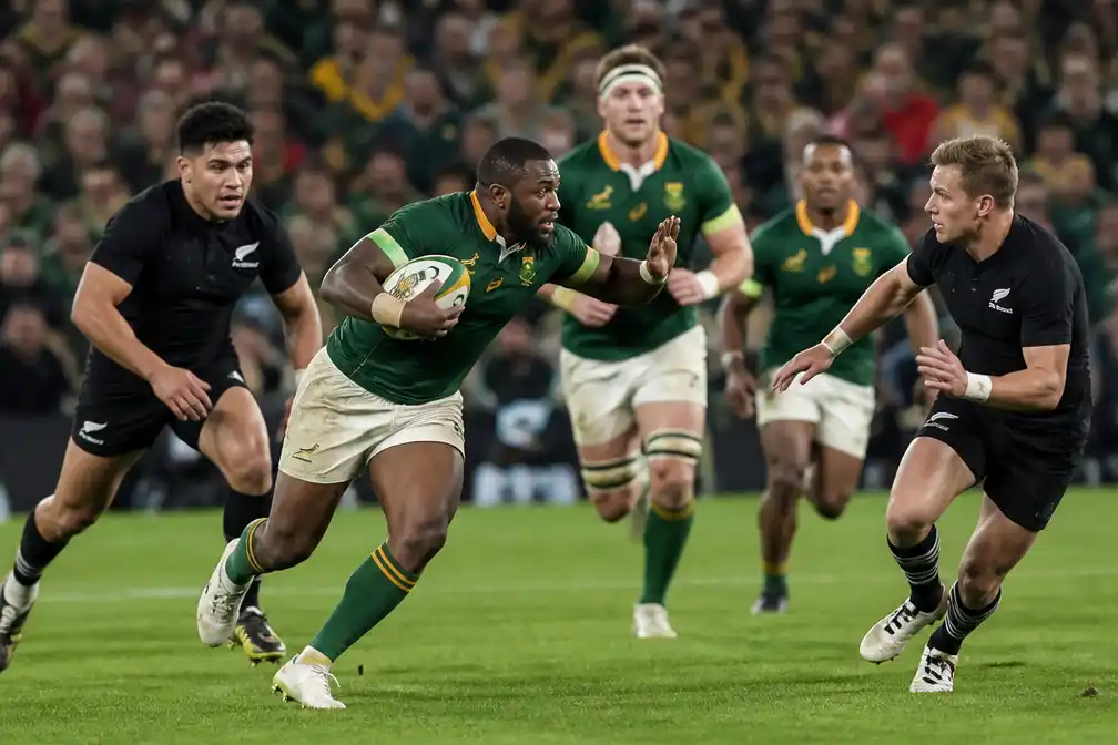 Zuid-Afrika verslaat All Blacks en neemt 2-1 voorsprong in serie