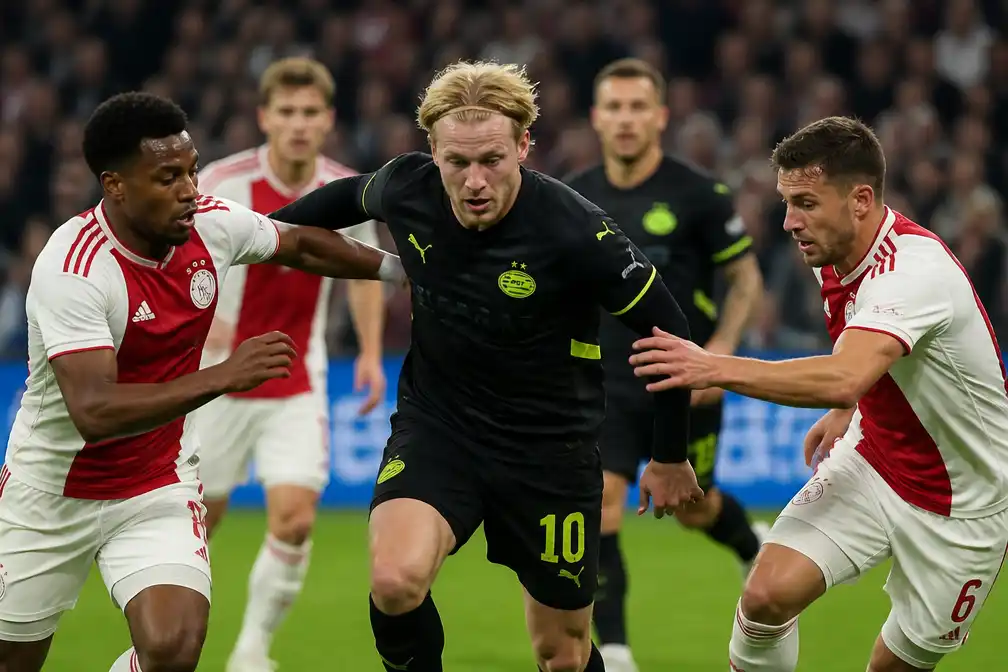 PSV wint topper van Ajax (1-3), Brandt hoogste rapportcijfer