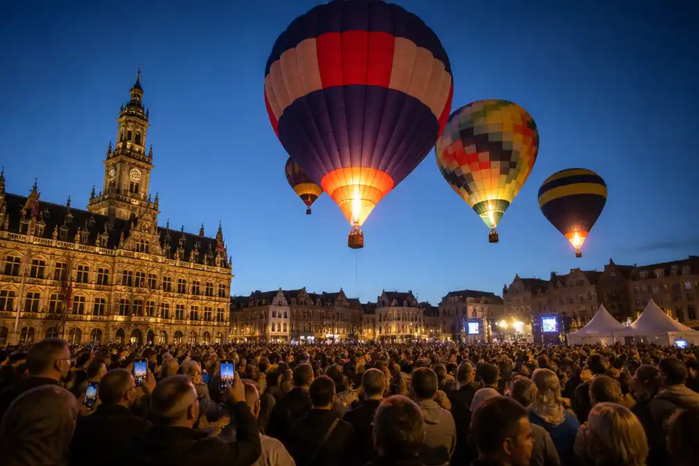 Eerste ballonnen stijgen op in Sint-Niklaas; Ballonloop klokt record van 4.300 lopers