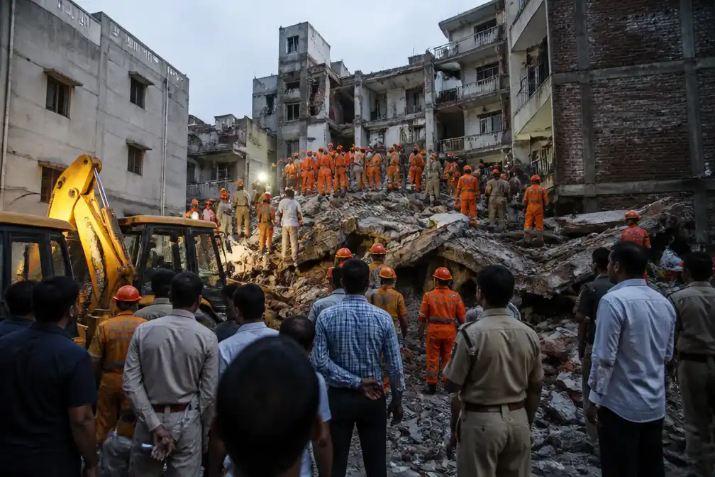 Instorting studentencomplex Delhi: drie doden, tientallen vermist