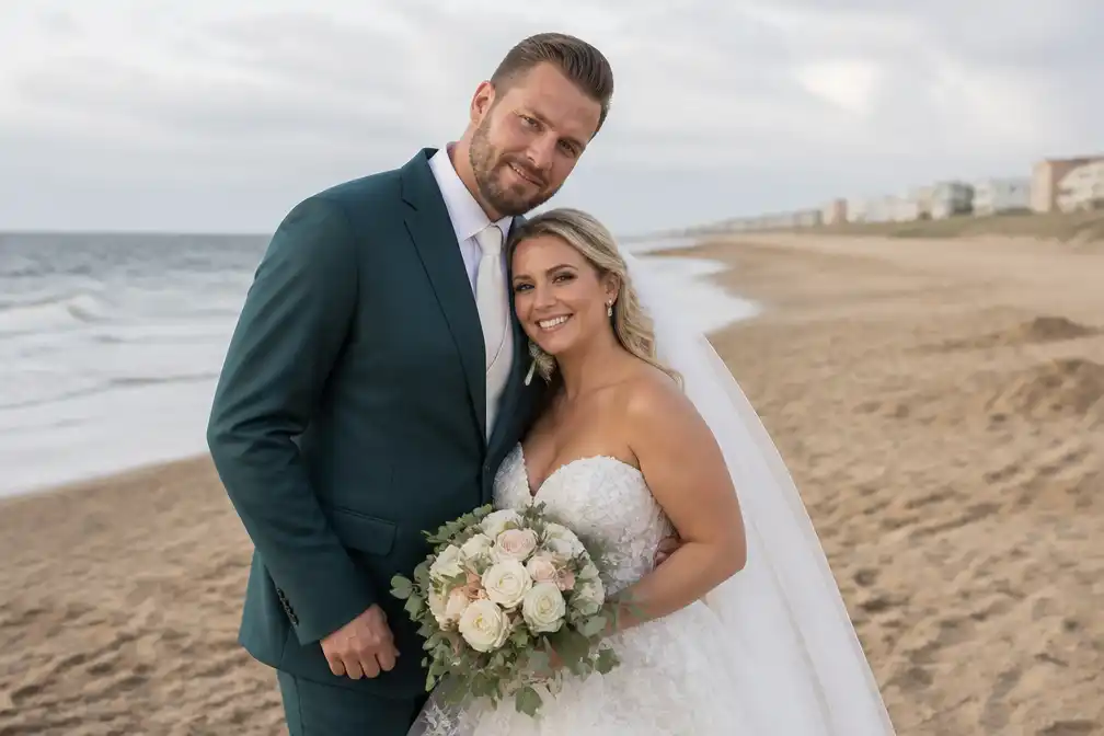Dutch Giant Olivier Richters trouwt na vier uitstellen met Desiree