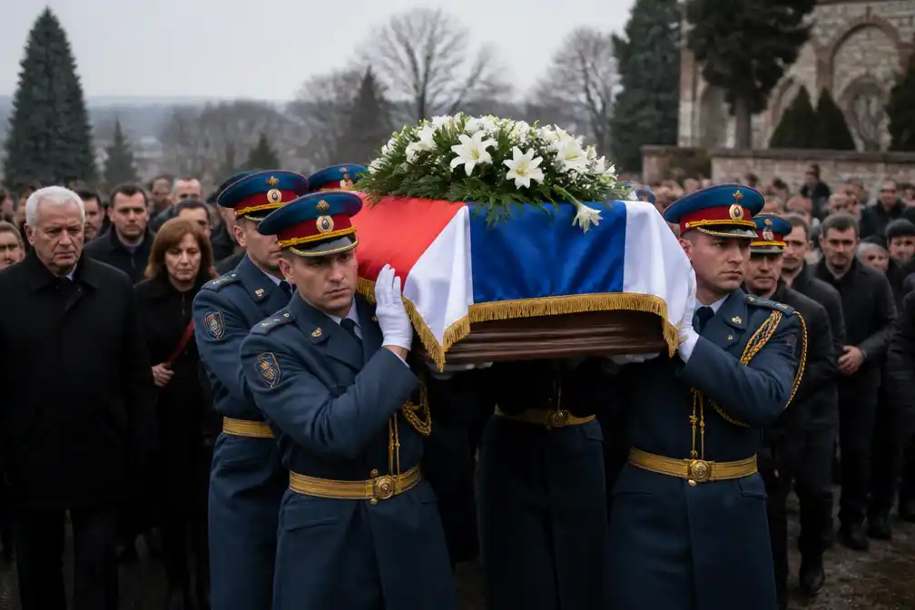 EU-top veroordeelt verheerlijking van oorlogsmisdadiger Mladić bij begrafenis