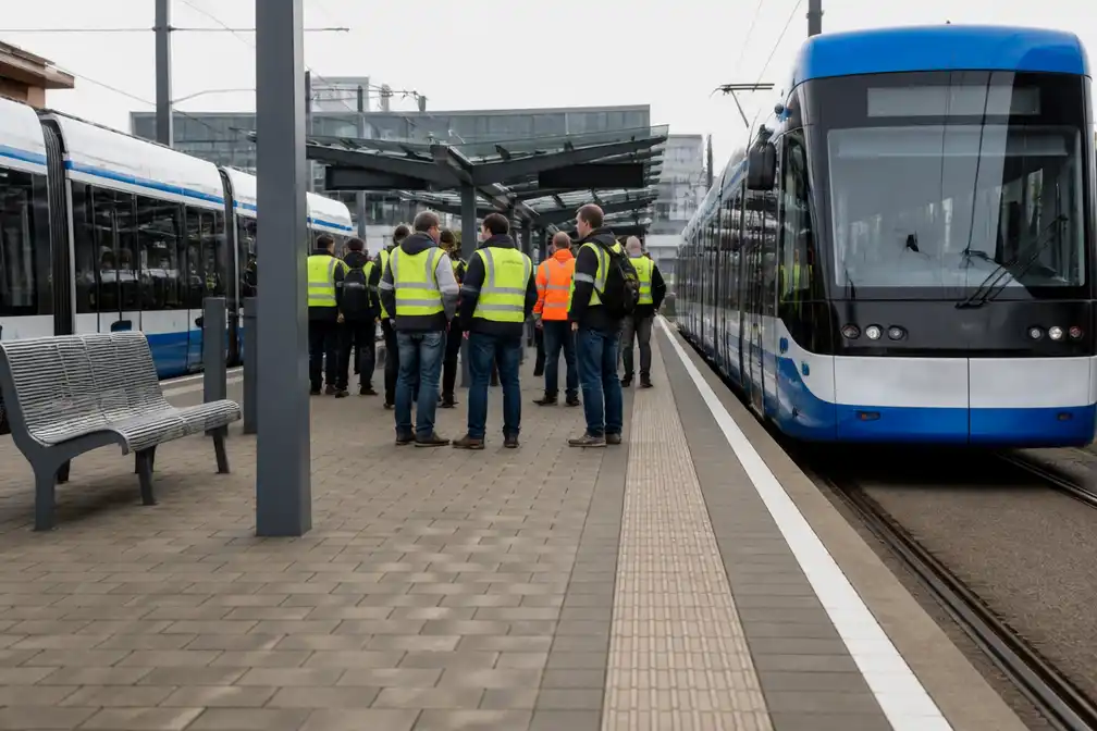 Enkele duizenden ov-medewerkers staken tegen kabinetsplannen sociale zekerheid
