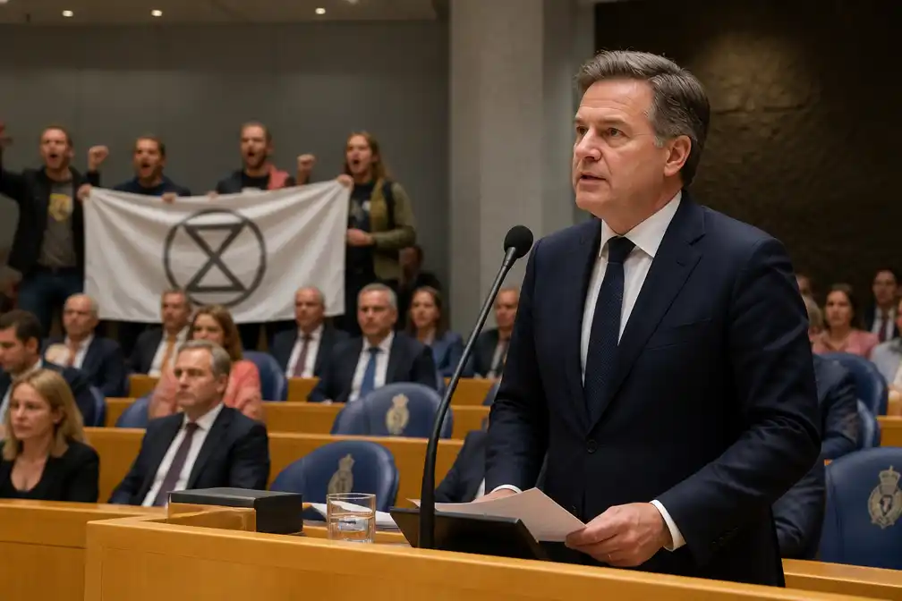 Kamervoorzitter doet aangifte na verstoring vragenuur door XR Justice Now