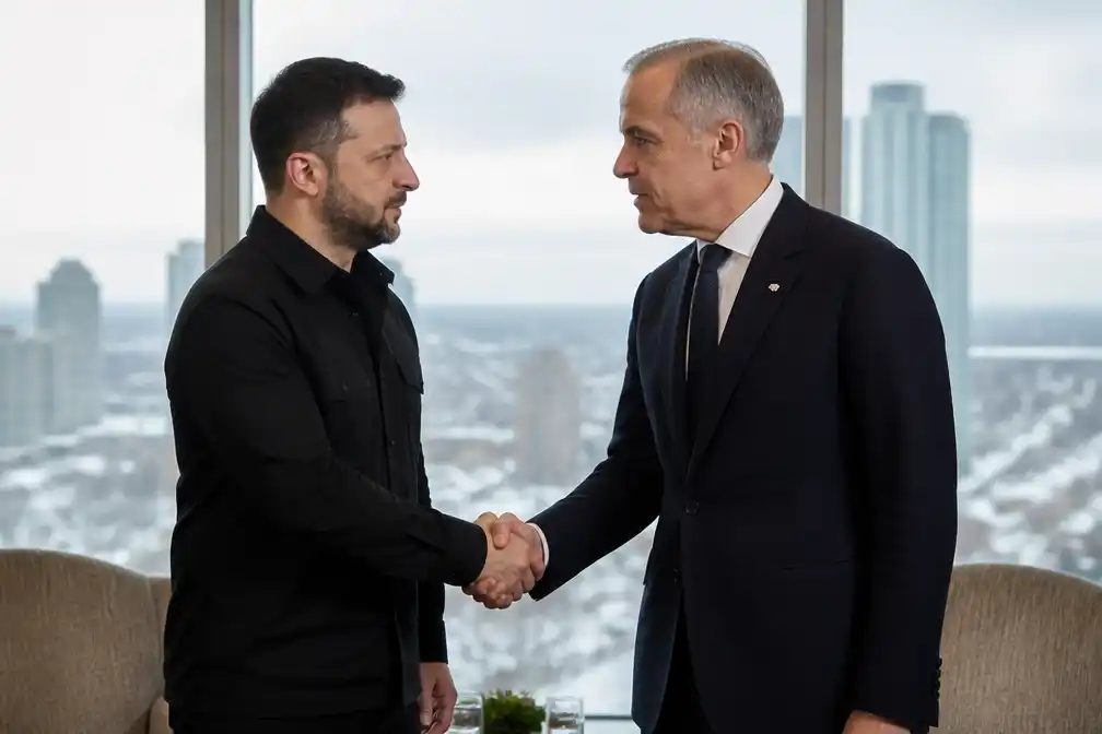 Canada zegt Oekraïne honderden miljoenen steun toe bij bezoek Zelensky