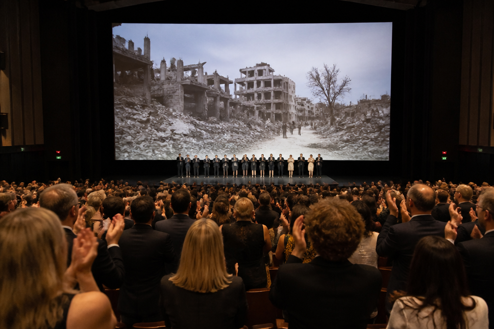 Gaza-documentaire NAZA krijgt bijna 25 minuten applaus in Venetië