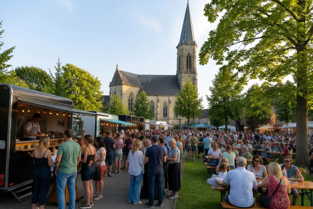 XL-foodtruckmarkt in Schelle warmt op voor Schevetorenfeest