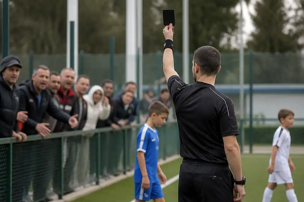 Roemeense voetbalbond voert zwarte kaart in tegen scheldende ouders bij jeugdwedstrijden