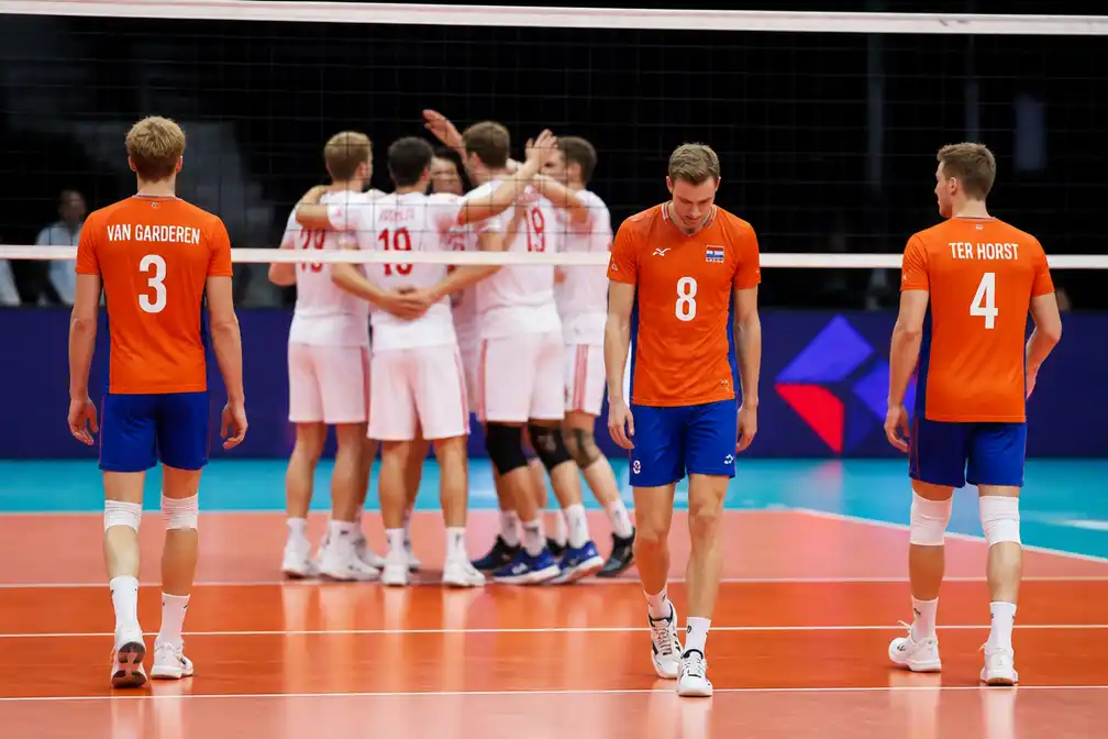 Nederlandse volleyballers verliezen ook tweede EK-groepsduel, Denemarken te sterk