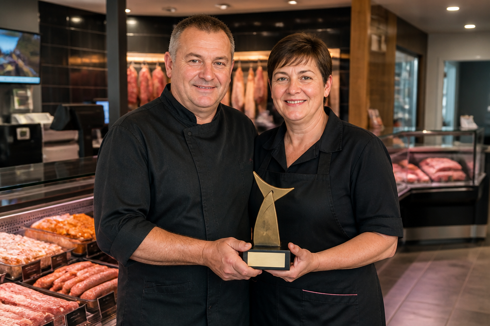 Slagerij Robby & Angelique uit Dentergem is Leukste Winkel van West-Vlaanderen