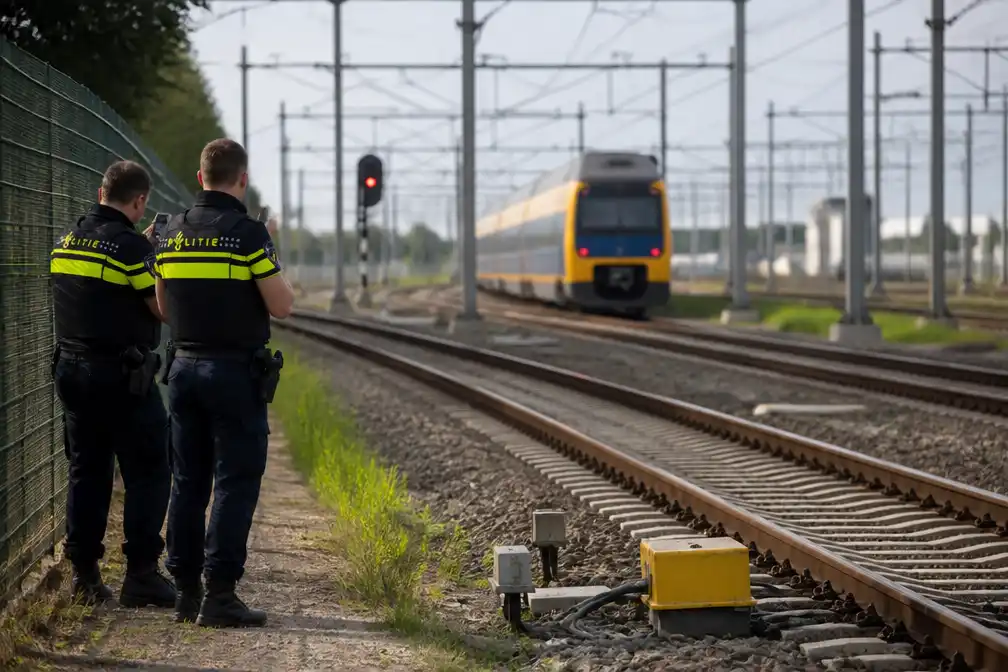Politie geeft weinig prijs over onderzoek naar spoorsabotage