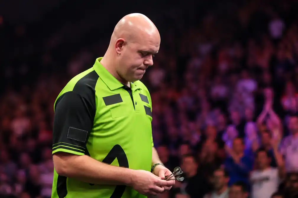 Van Gerwen uitgeschakeld in eerste ronde World Series of Darts Finals