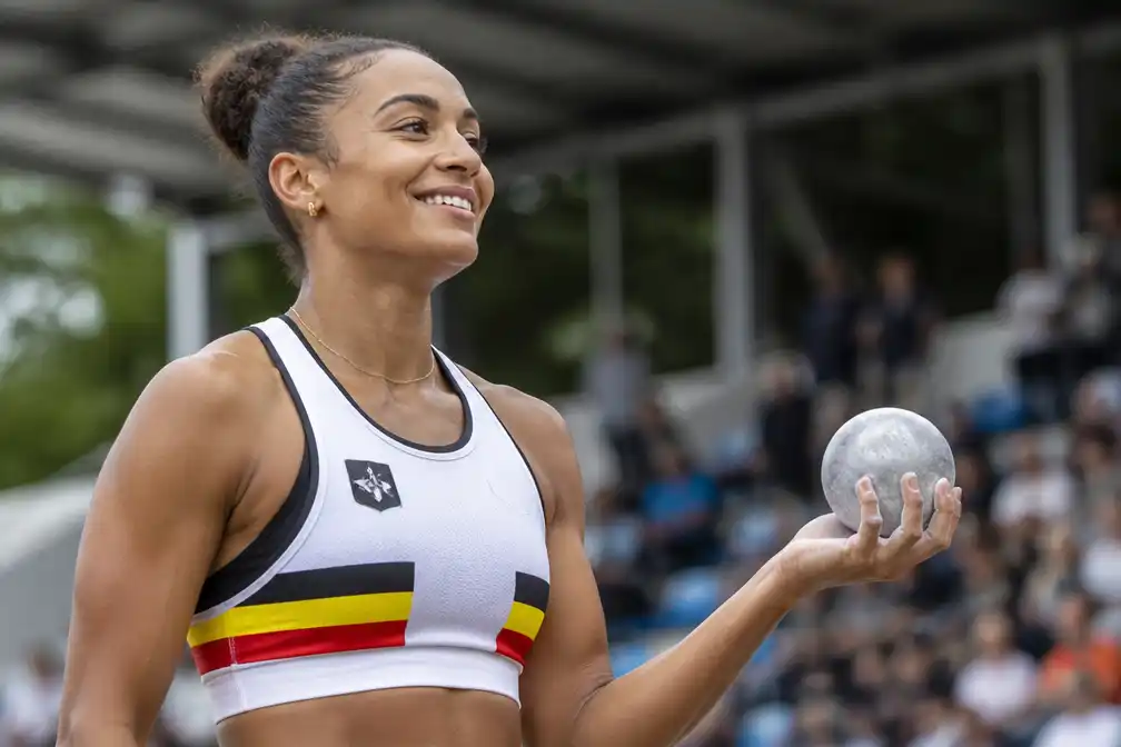Nafi Thiam leidt zevenkamp na kogelstoten in Talence