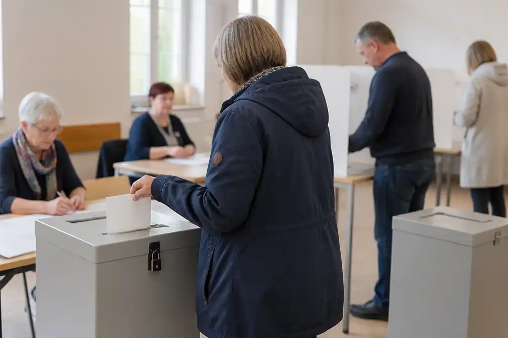 Stembureaus geopend in Berlijn en Mecklenburg-Voor-Pommeren na AfD-zege in Saksen-Anhalt