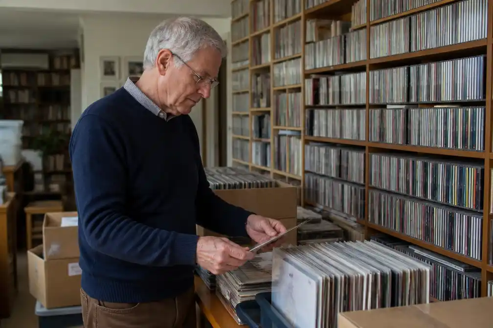 Muzieksamensteller Jos Van Oosterwyck verkoopt 66.000 platen en cd's