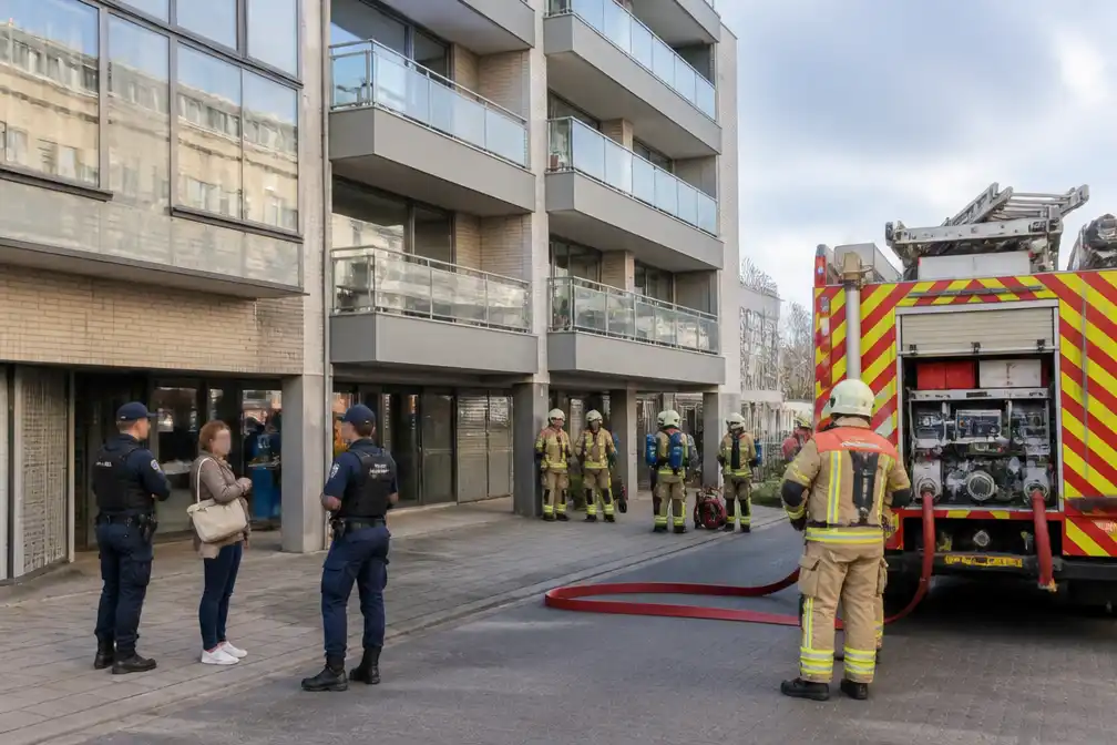 Brandalarm in Nieuwpoort-Bad: bewoners buiten na koffiebonen in keuken