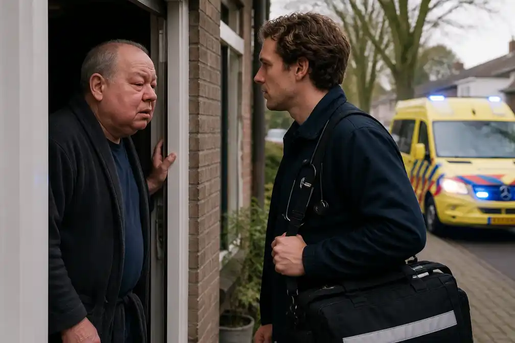 Dokter Rutger rijdt met loeiende sirene naar benauwde patiënt Stelkens