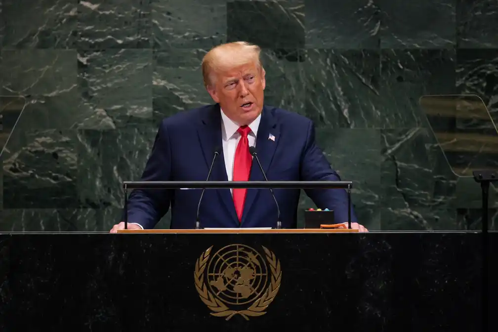 Trump haalt uit naar internationale instellingen en zet Iran onder druk in VN-toespraak