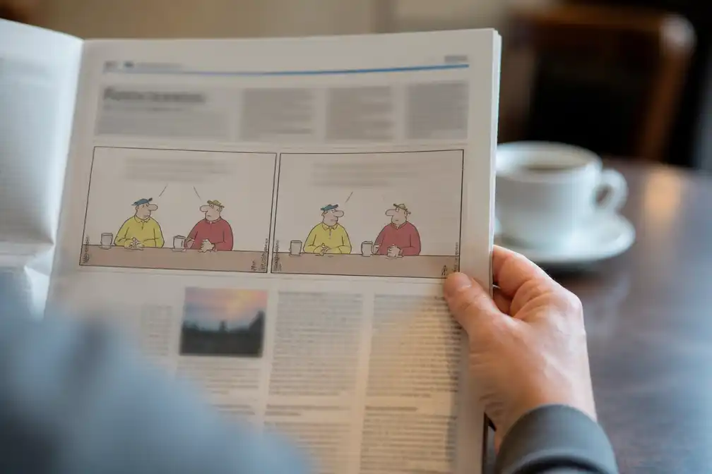Paul Kusters publiceert Toos & Henk-cartoon op 24 september 2026