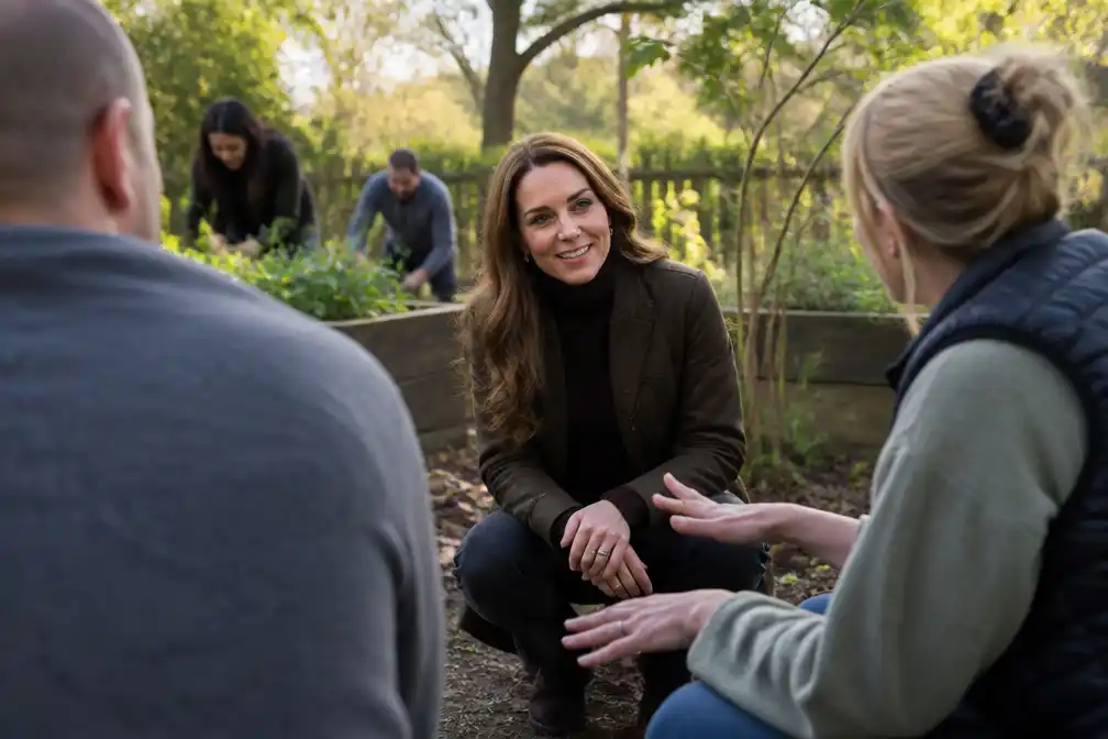 Prinses Catherine bezoekt herstelproject voor verslaafden in Essex