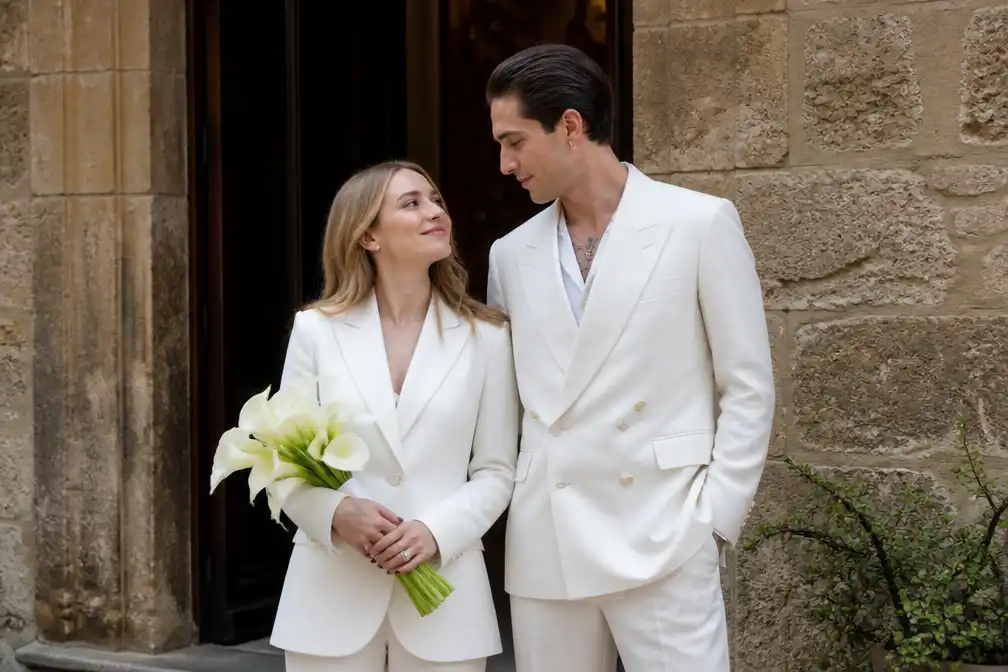 Dove Cameron en Damiano David getrouwd in Montalcino, Toscane