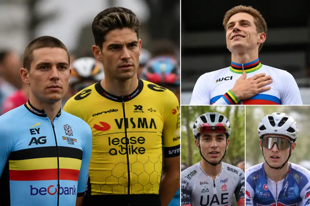 Evenepoel en Van Aert jagen op regenboogtrui op WK wielrennen 2026