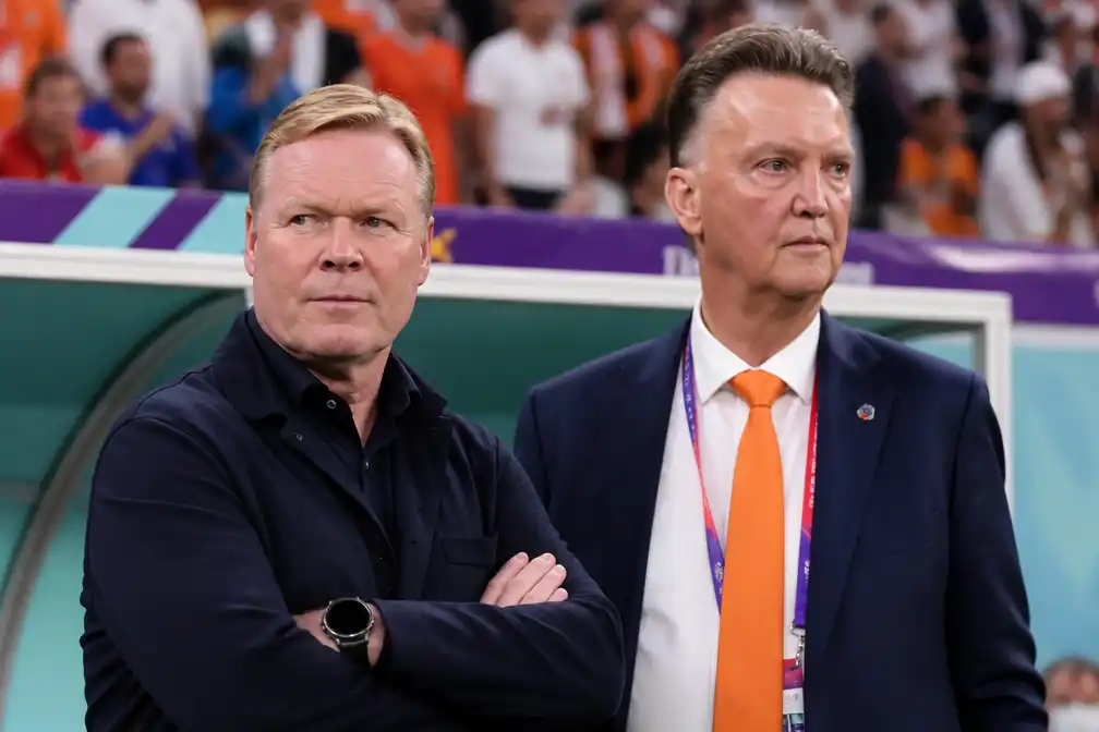 Koeman evenaart Van Gaal met 63e interland als bondscoach