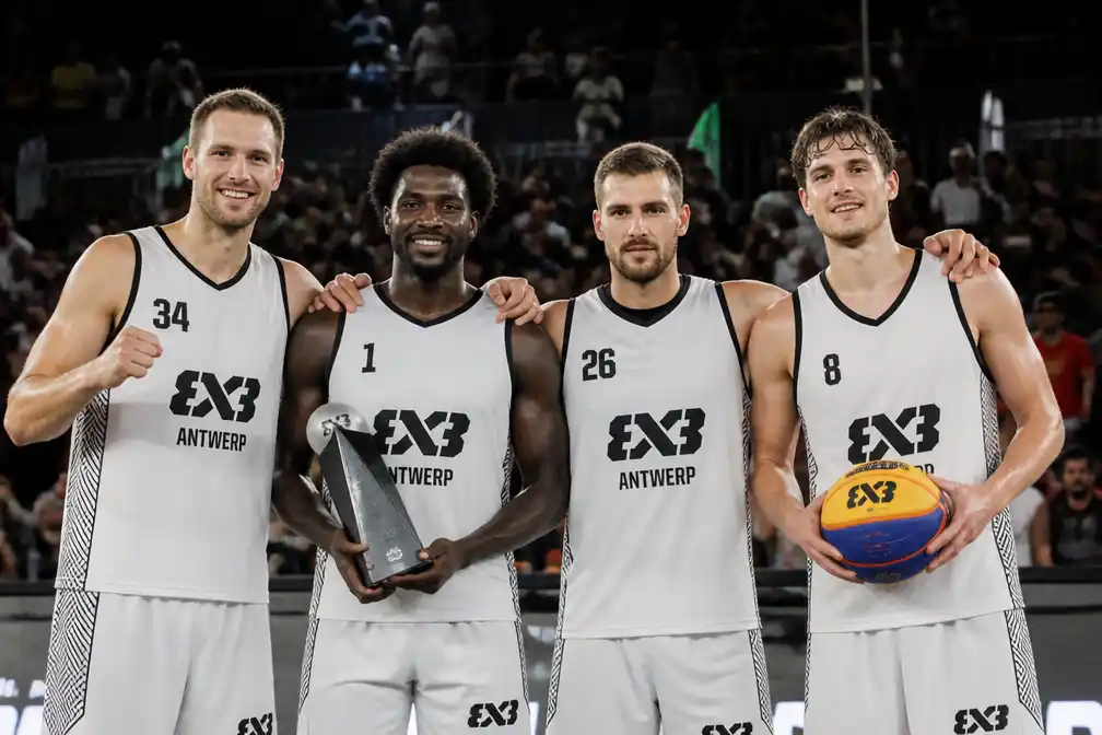 Team Antwerp wint 3x3 World Tour in Deqing, Dennis Donkor is MVP