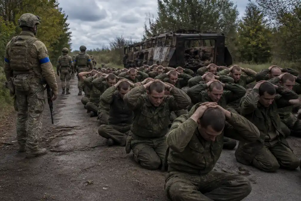 Oekraïne zegt 250 Russische militairen te hebben gevangengenomen bij offensief met 'kamikaze'-wagens