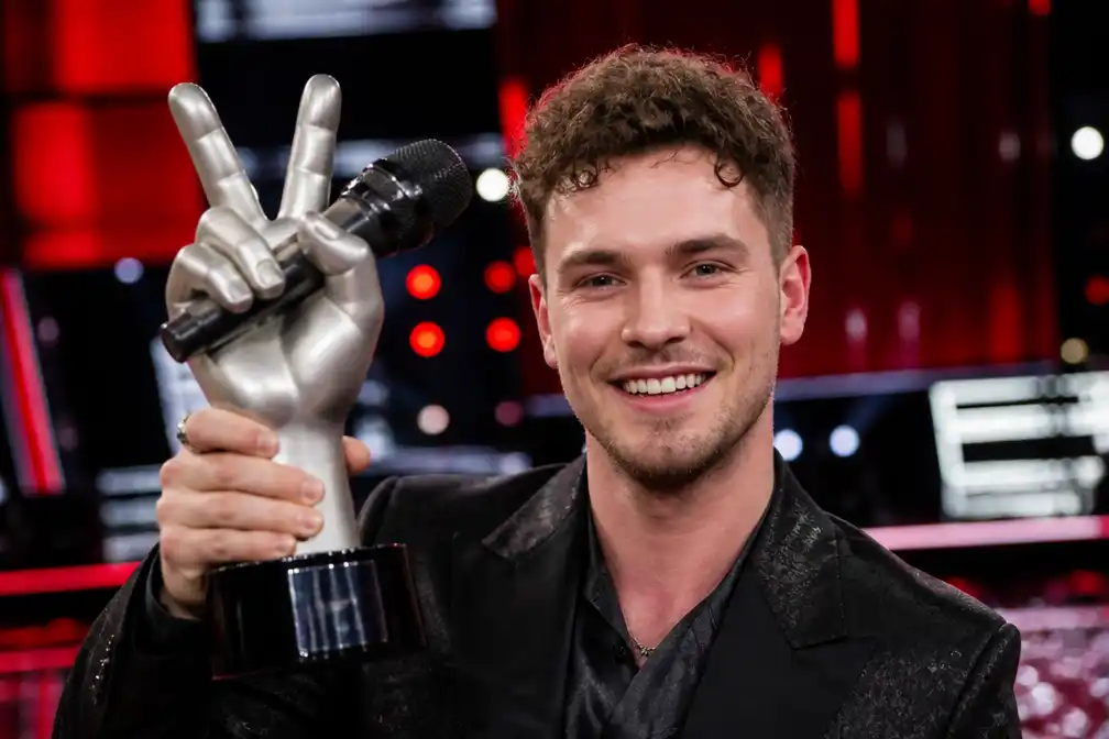 The Voice-winnaar Ruben Hillen uit Hengelo: 'Nu heb ik een probleem'