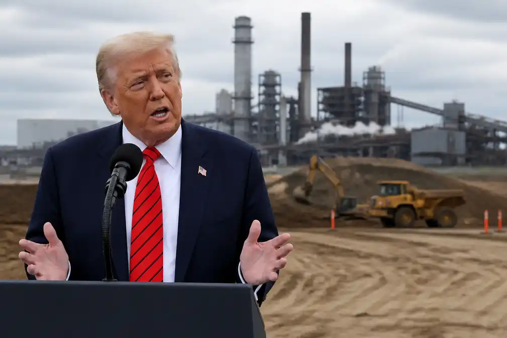 Trump kondigt staalfabriek van 15 miljard dollar in Iowa aan