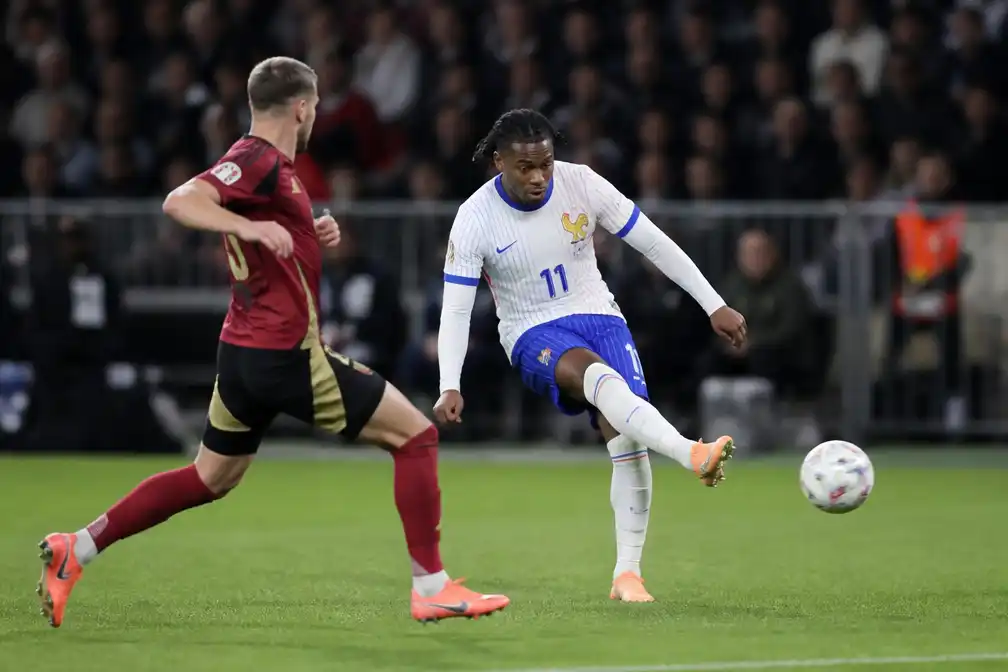 België verliest met 0-1 van Frankrijk na late treffer van Michael Olise